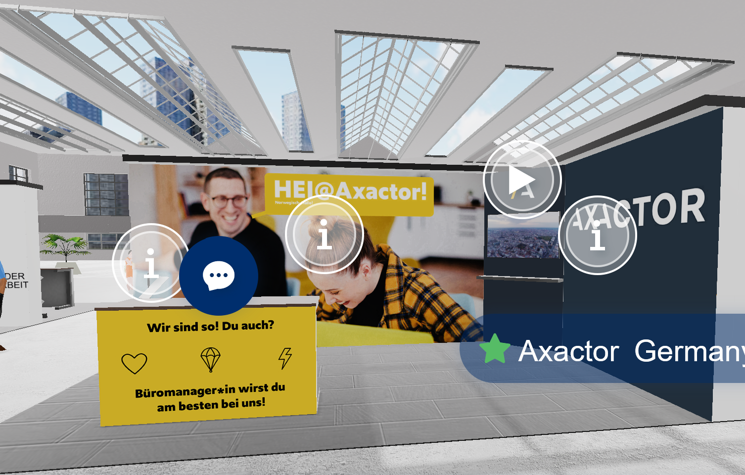 We are at the digital training fair of the IHK Rhein-Neckar