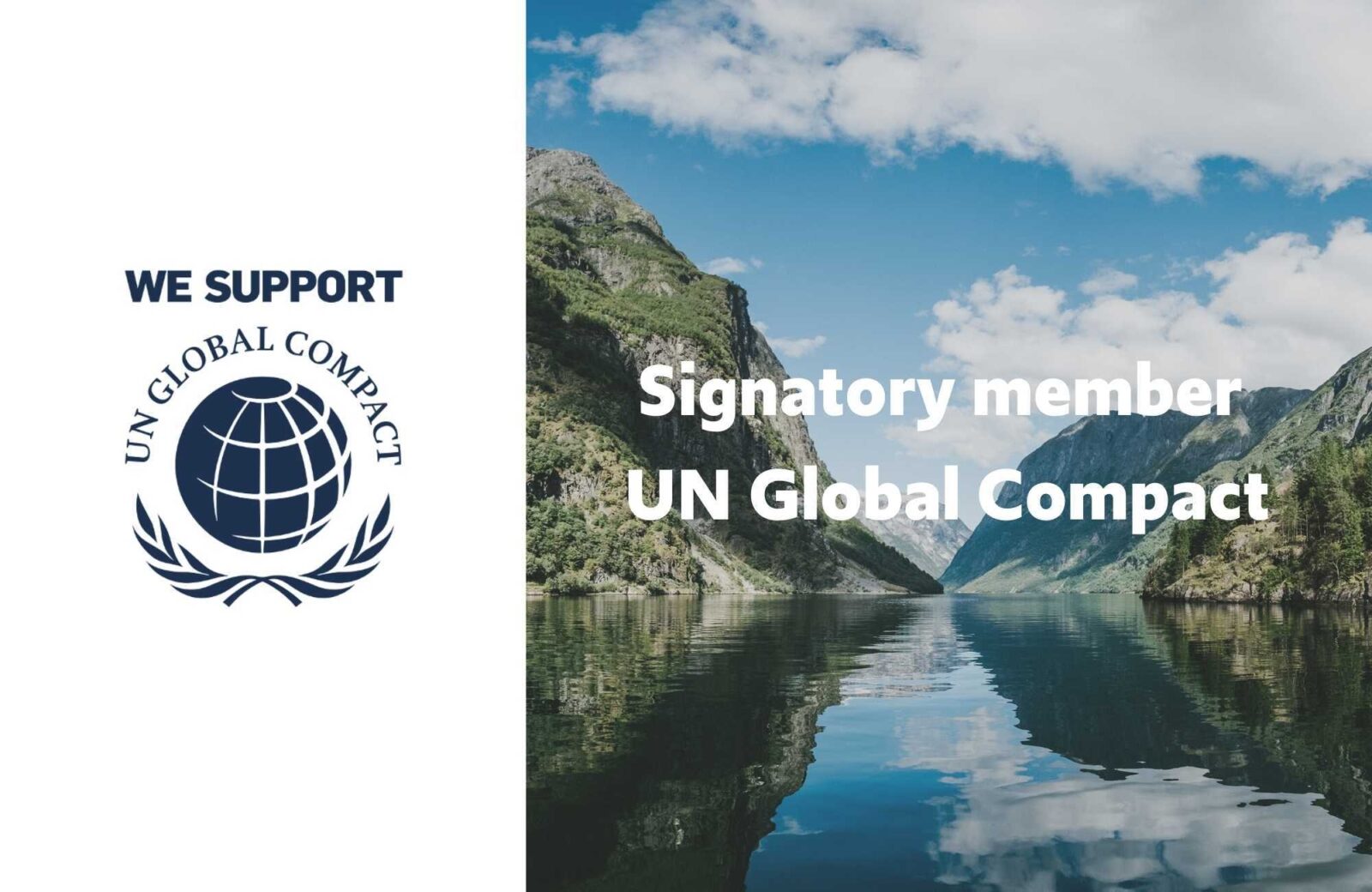 Signatory member UN Global Compact
